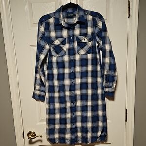 Lauren Ralph Lauren Plaid Button-Up Shirt Dress